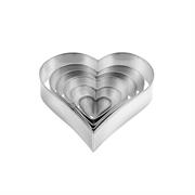 SET 6 TAGLIABISCOTTI CUORE DELICIA