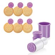 TIMBRO PER BISCOTTI PARTY SET 6 DECORI