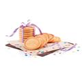 TIMBRO PER BISCOTTI PARTY SET 6 DECORI