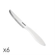 COLTELLO TAVOLA 12 CM 6PZ BIANCO 'PRESTO'