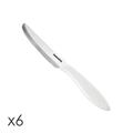 COLTELLO TAVOLA 12 CM 6PZ BIANCO 'PRESTO'