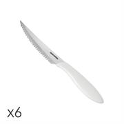 COLTELLO BISTECCA 12CM 6PZ BIANCO 'PRESTO'