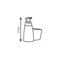 DISPENSER SAPONE 350ML CON PORTASPUGNA
