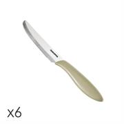 COLTELLO DA TAVOLA 12CM 6PZ TORTORA 'PRESTO'