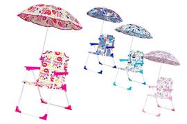 SEDIA C/OMBRELLINO BIMBO COL.ASS. 37x25x52