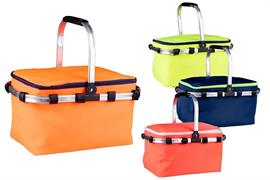 CESTINO FRIGO 24LT. MANICO ALLUMINIO COL.ASS.