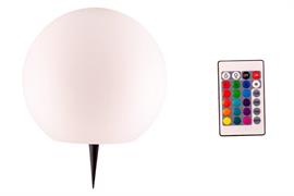 LAMPADA SOLARE C/TELECOMANDO SFERA 25cm.