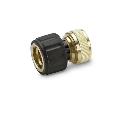 RACCORDO IN OTTONE 1/2-5/8 + AQUASTOP