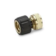 RACCORDO IN OTTONE 1/2-5/8 + AQUASTOP