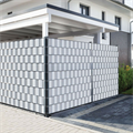 FASCIA COPRENTE RINGHIERE STARS PVC GRIGIO CHIARO CM.19xMT.35