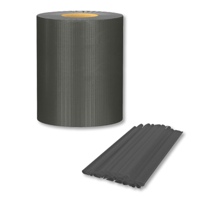 FASCIA COPRENTE RINGHIERE STARTS PVC ANTRACITE CM.19xMT.35