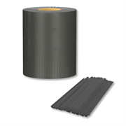 FASCIA COPRENTE RINGHIERE STARTS PVC ANTRACITE CM.19xMT.35