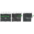 FASCIA COPRENTE RINGHIERE STARTS PVC ANTRACITE CM.19xMT.35