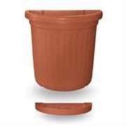 VASO A PARETE 50CM TERRACOTTA