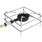 FORNELLONE A GAS IN ACCIAIO CROMATO CM.30x30