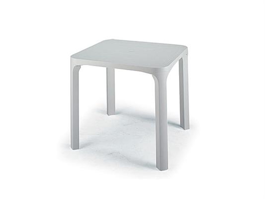 TAVOLI RATTAN OLE' BIANCO 80X80