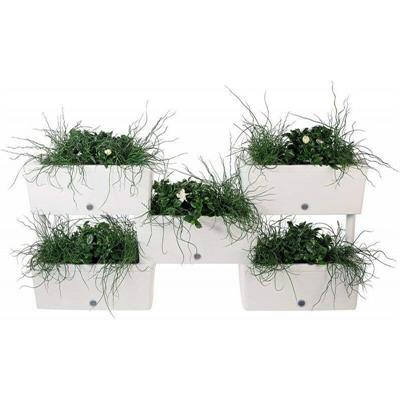 BRICK- KIT 5 FIORIERE - PANNA