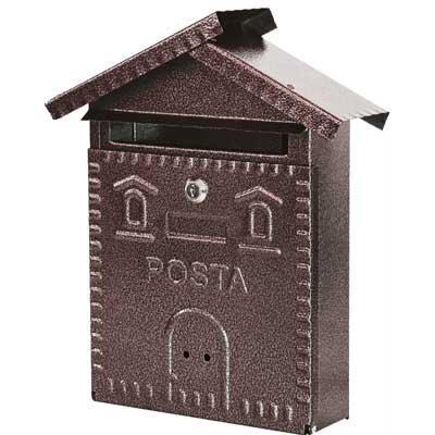 CASSETTA POSTALE 'RUSTICA' CASETTA NERA