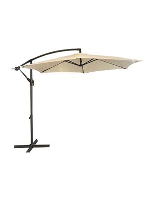 OMBRELLONE METALLO A BRACCIO 3MT BEIGE
