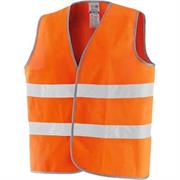 GILET ALTA VISIBILITA' ARANCIO