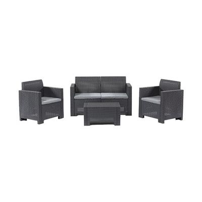 SET LUXOR ANTRACITE