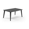 LIMA TABLE GRAFITE 160CM + 6 SEDIE