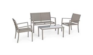 SALOTTO TRENT TORTORA SET 4PZ