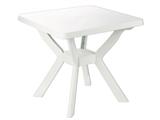 TAVOLO IN RESINA BOHEME 90x90 BIANCO