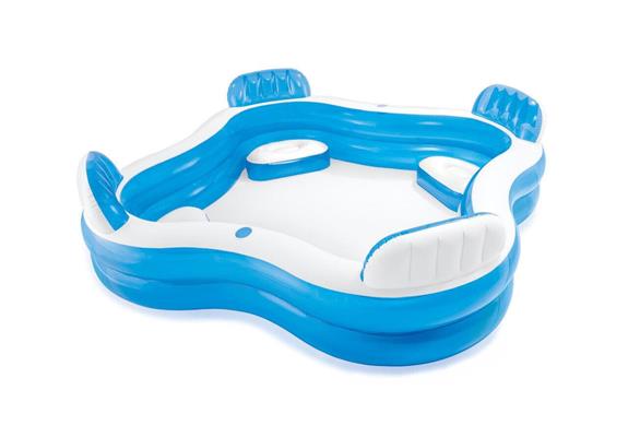 PISCINA FAMILY QUADRA CON 4 SEDILI