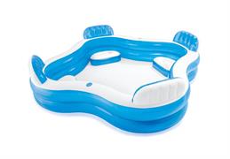 PISCINA FAMILY QUADRA CON 4 SEDILI