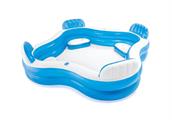 PISCINA FAMILY QUADRA CON 4 SEDILI