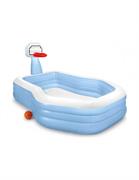 PISCINA FAMILY CON GIOCO BASKET 257x188x130CM