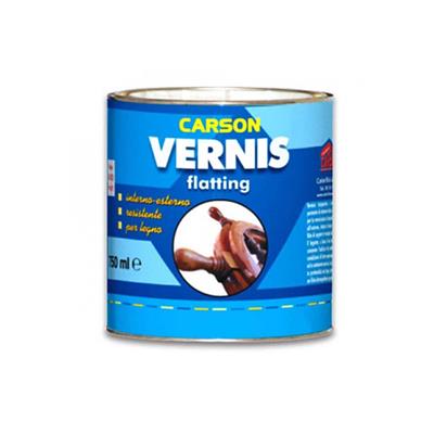 FLATTING TRASPARENTE PER LEGNO ALL' ACQUA LUCIDO CARSON VERNIS 750ML