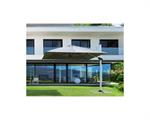 OMBRELLONE BRACCIO EDEN 3x4M BIANCO/NATURALE