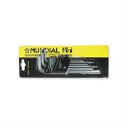 SERIE 9 CHIAVI ESAGONALI LUNGHE CON PUNTA