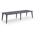LIMA TABLE GRAFITE 320 CM + 10 SEDIE