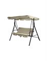 DONDOLO 3 POSTI CON SEDUTA POLIESTER BEIGE