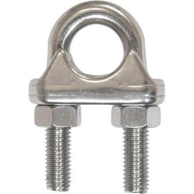 MORSETTI ACCIAIO INOX 3-4MM 4PZ