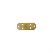 CERNIERA BISCOTTO OTTONATA SENZA FERMO 80x30MM 2PZ