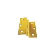 CERNIERA FRESATA DOPPIO COLLO IN OTTONE BRONZATO 40x35MM