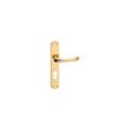 MANIGLIA 'CAPRI' CON PLACCA FORO YALE ORO LUCIDO