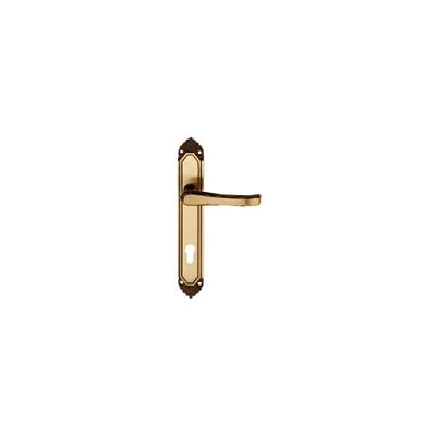 MANIGLIA 'FIORELLA' CON PLACCA FORO YALE Q8/85