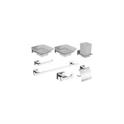 KIT ACCESSORI BAGNO 7 PEZZI SERIE GIULIA Cromo