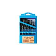 SET PUNTE RULLATE PER FERRO HSS 19PZ - mm 1÷10