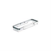 MENSOLA DOCCIA RETTANGOLARE ALASKA 1 RIPIANO Ottone-Acciaio