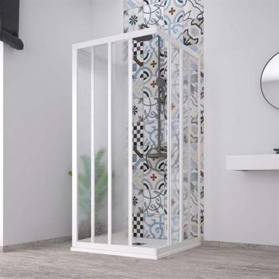 BOX DOCCIA 2 ANTE SCORREVOLI ACRIL 80x120CM