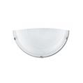 APPLIQUE DUNA BIANCO 1XE27 30x15CM
