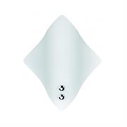 APPLIQUE AQUILONE BIANCO 1XE27 23x23CM
