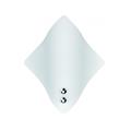 APPLIQUE AQUILONE BIANCO 1XE27 23x23CM