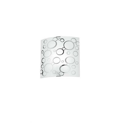 APPLIQUE BUBBLE CROMO 1XE27 23x23CM